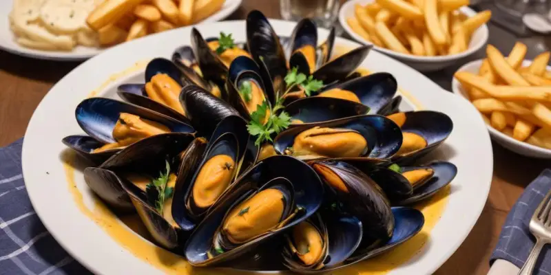 Moules Marinières, Frites