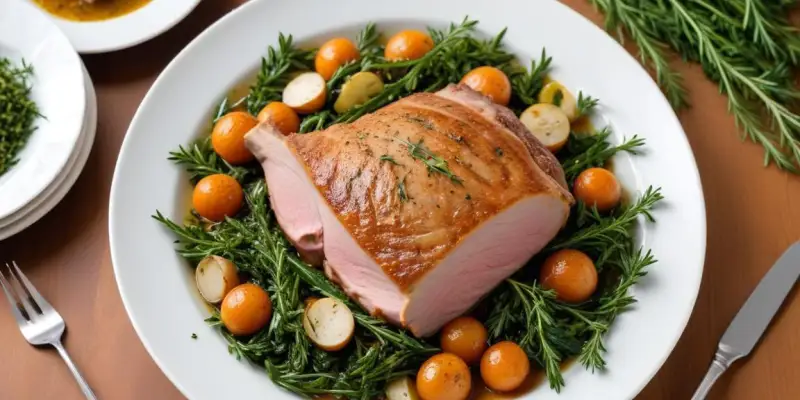 Côte de Porc Poêlée aux Herbes et Ail