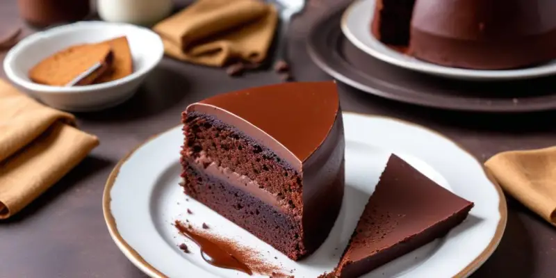 Gâteau au chocolat fondant sans farine