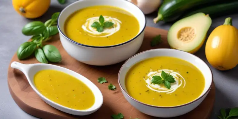 Velouté de courgettes onctueux