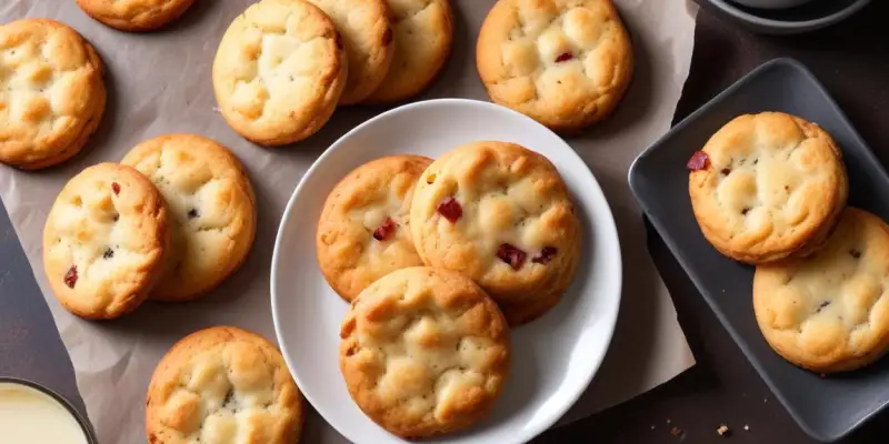 Cookies Salés Croustillants au Bacon et Gruyère