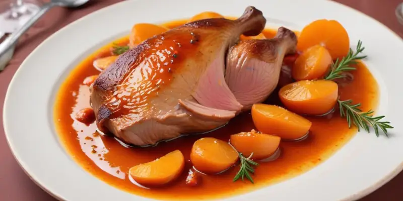 Magret de Canard à la Sauce Clémentine Parfumée