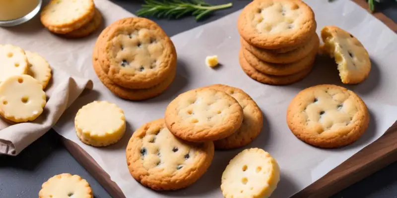 Cookies salés à l'estragon et à l'emmental