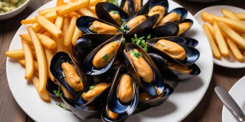 Moules Marinières et Frites Croustillantes