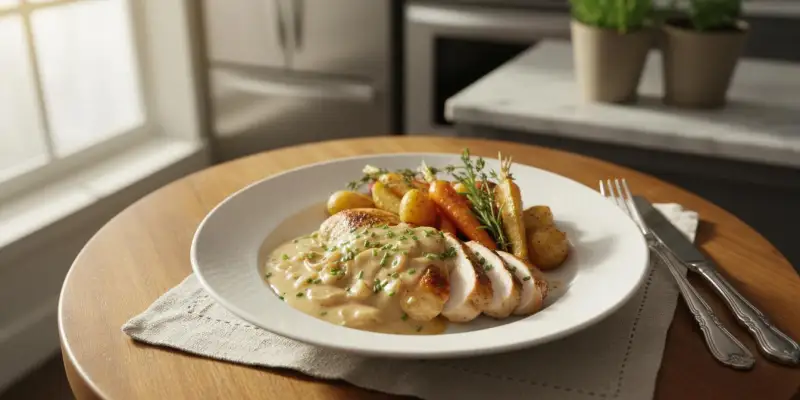 Sauce Onctueuse aux Échalotes sans Vin