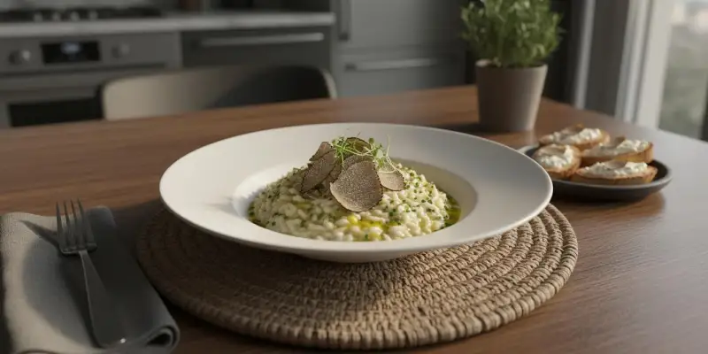 Risotto du Logicien à la Truffe Noire