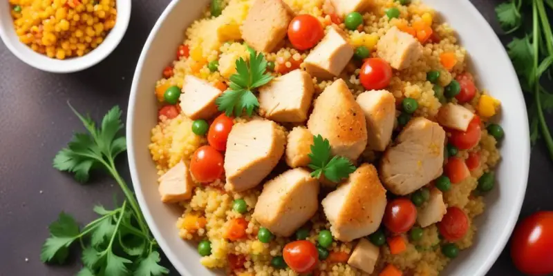 Couscous aux légumes et poulet