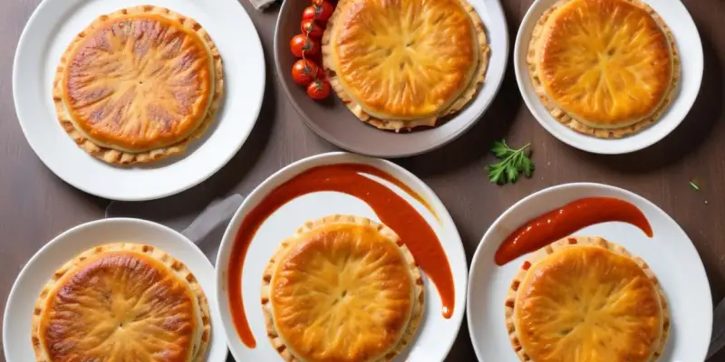 Galettes de légumes et sauce yaourt