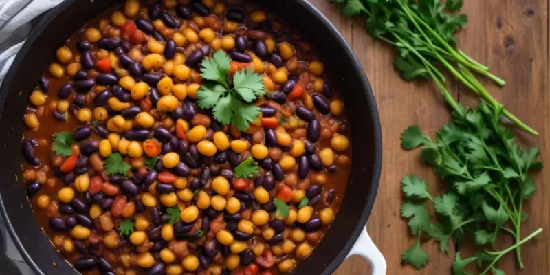 One Pot Haricots Noirs à la Mexicaine