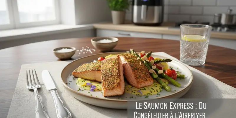 Le Saumon Express : Du Congélateur à l'Airfryer