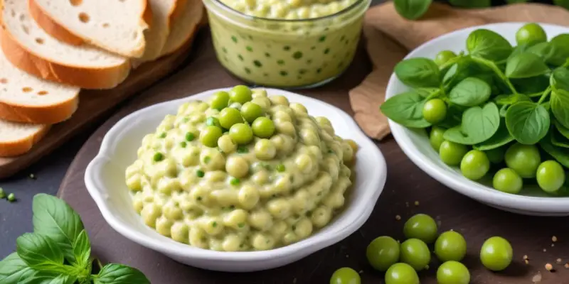 Tartinade de Pois Cassés Rafraîchissante à la Menthe
