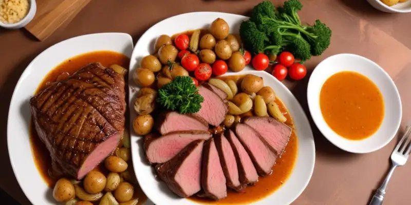 Côtes de bœuf marinées au thym et ail