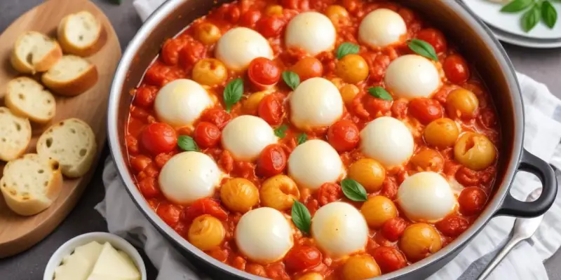 One Pot Gnocchis à la Tomate et Mozzarella