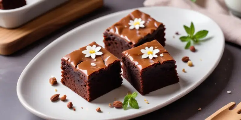 Brownie Fondant aux Noix de Pécan et Fleur de Sel