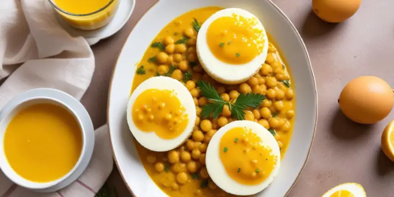 Œufs Mimosa Allégés au Yaourt et Curry