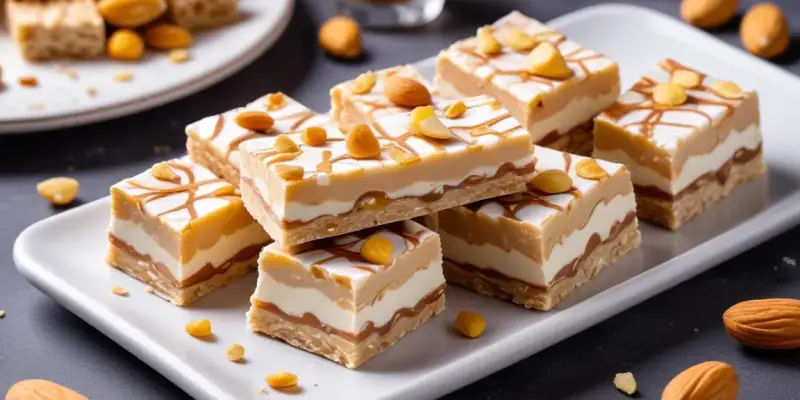 Nougat glacé aux amandes