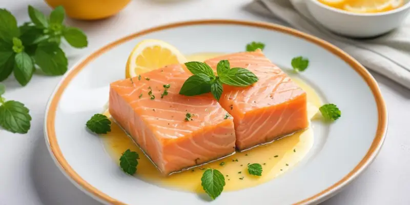 Terrine de Saumon Citronnée et Menthe Givrée