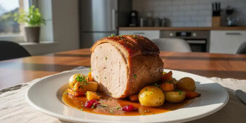 Rouelle de Porc Express au Cookeo et Airfryer (Spécial Congelé)