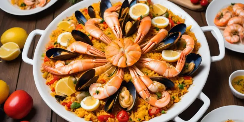 Paella Royale aux Fruits de Mer