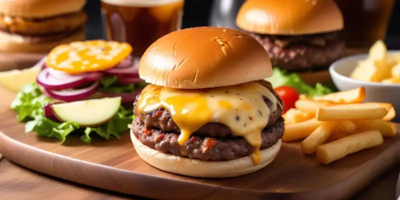 Burger Montagnard au Fromage Fondu