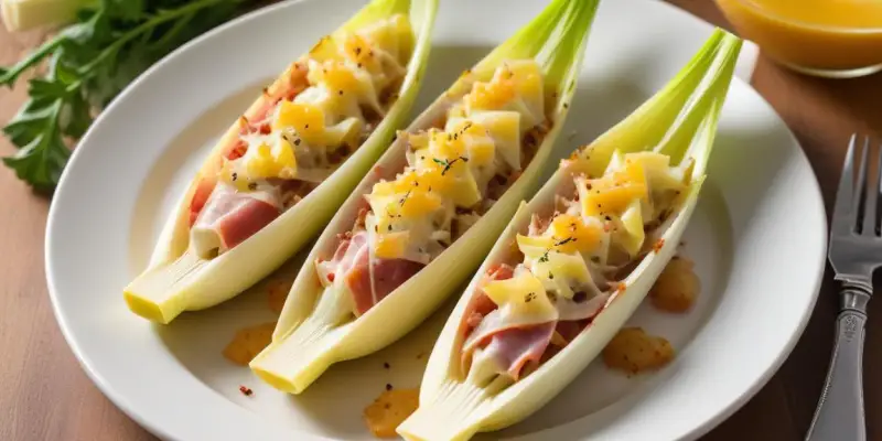 Endives au Jambon Gratinées