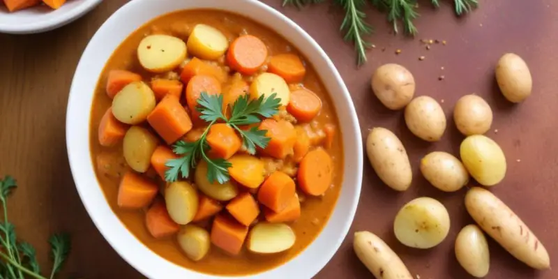Purée de Carottes et Patates Douces au Cumin