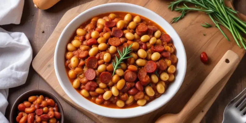 Poêlée Rustique aux Haricots Blancs et Chorizo