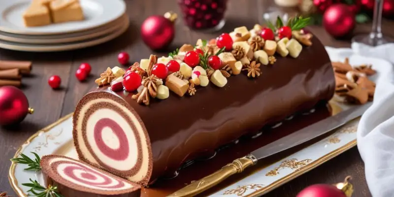 Bûche de Noël Facile et Gourmande
