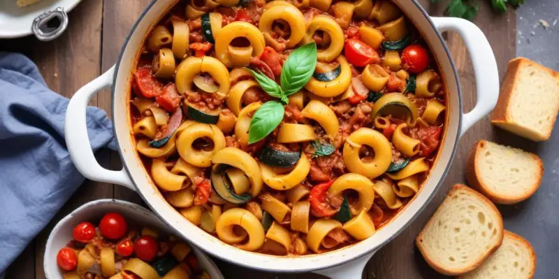 One Pot Pâtes façon Ratatouille
