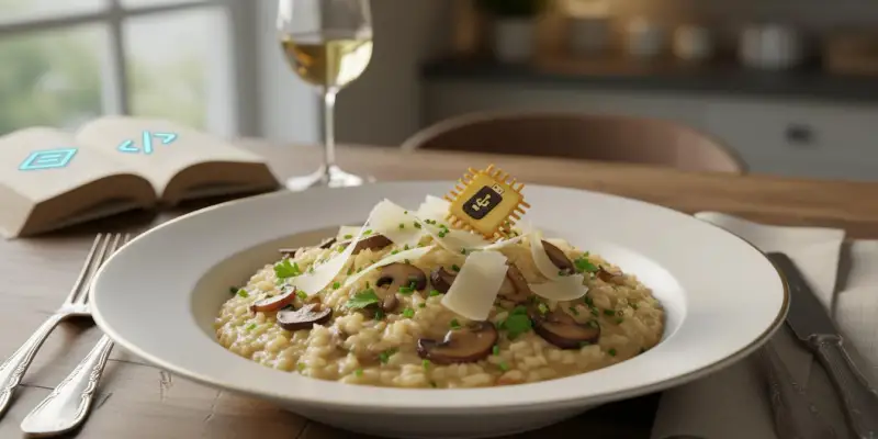Le Risotto de l'Informaticien au Parmesan et Champignons