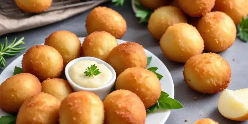 Mini croquettes de pommes de terre au persil