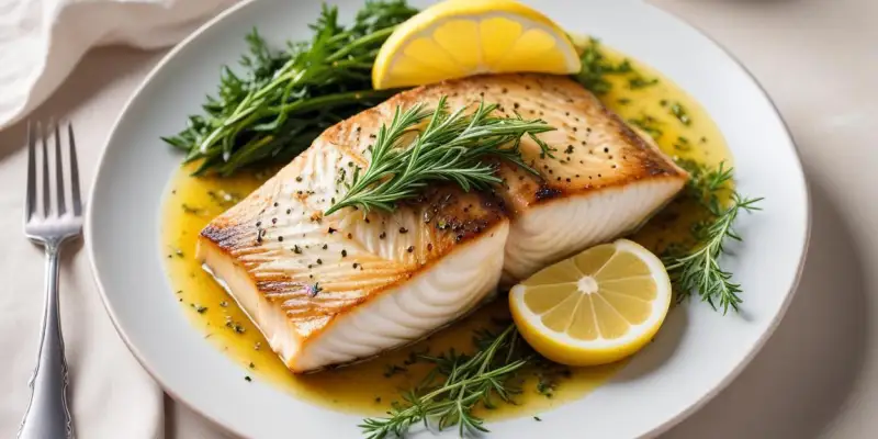 Barramundi Poêlé aux Herbes et Citron