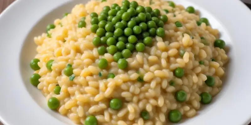 Risotto Printanier aux Petits Pois et Artichauts