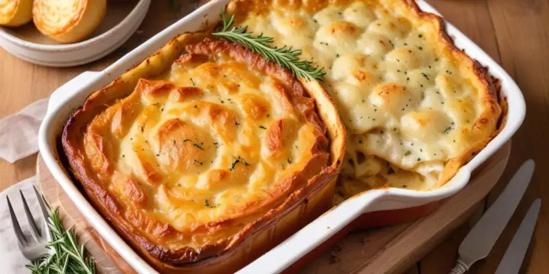 Rôti de porc aux herbes de Provence et gratin dauphinois