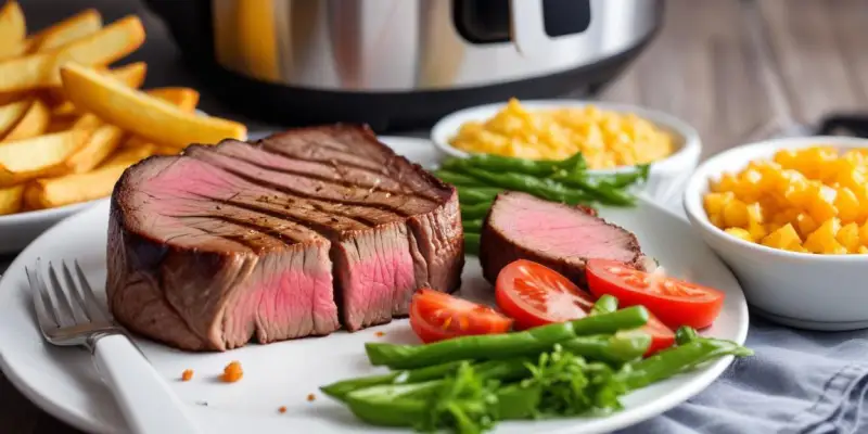 Steak Haché Parfait à l'Air Fryer