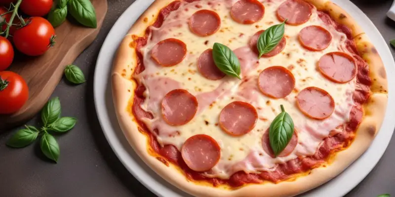 Pizza Margherita Classique au Jambon