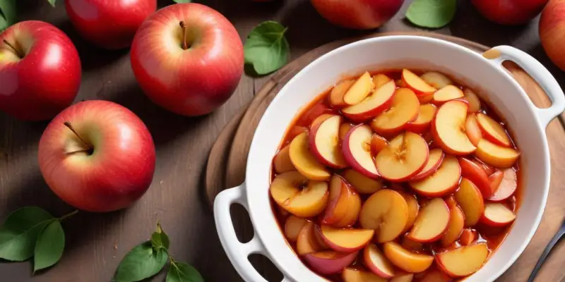 Chou rouge braisé aux pommes