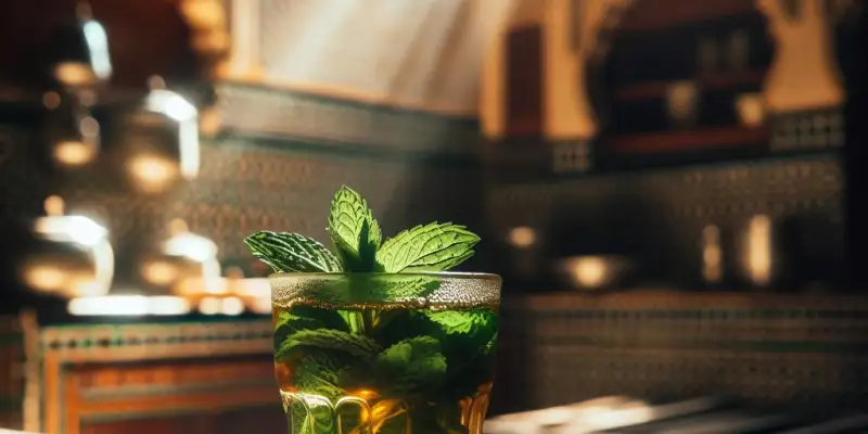 Thé à la menthe marocain