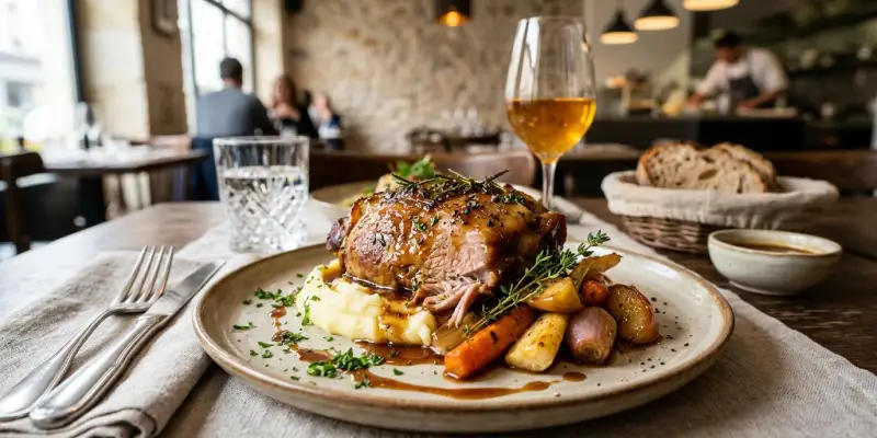 Épaule de Porc Confite au Cidre et Miel