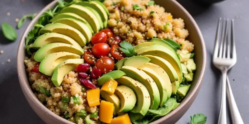 Salade Quinoa Avocat Fraîcheur