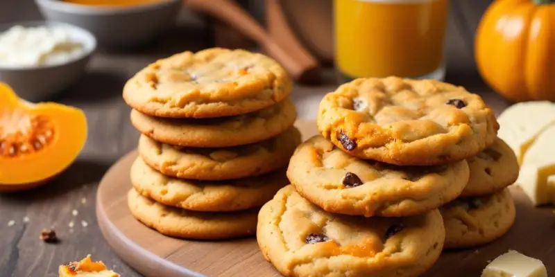 Cookies Salés Courge, Muscade et Fromage