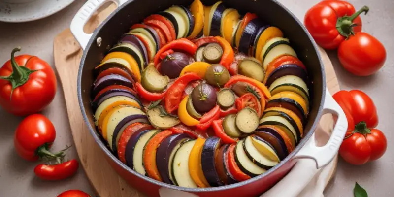 Ratatouille provençale rapide au Cookeo