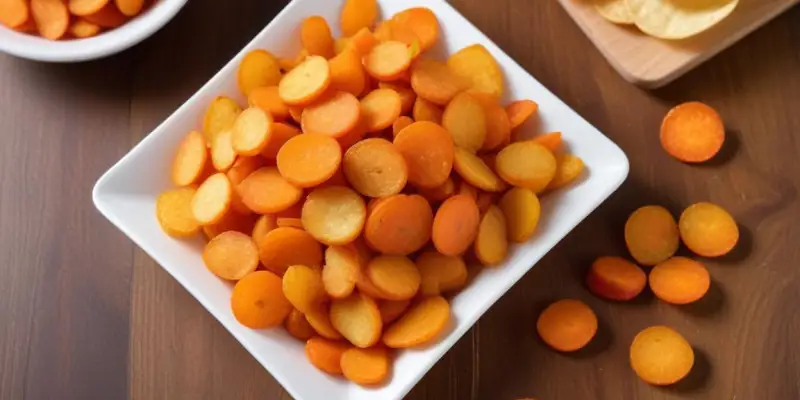 Chips de carottes croustillantes