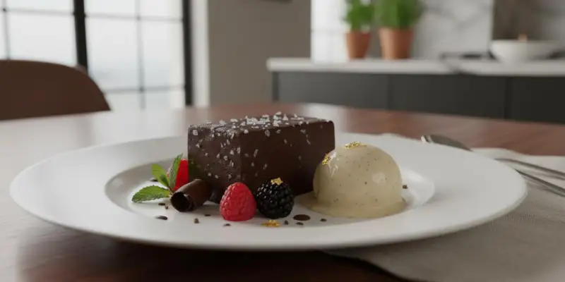 Trésor de Chocolat Noir et Éclats de Fleur de Sel