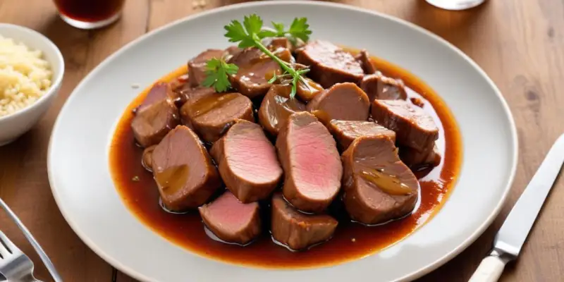 Rôti de Veau au Miel et à la Sauce Soja
