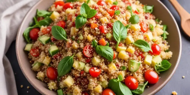 Salade de Quinoa Estivale Rafraîchissante