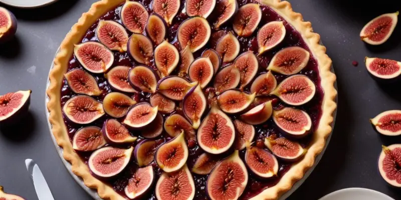 Tarte Rustique aux Figues Fraîches et Miel