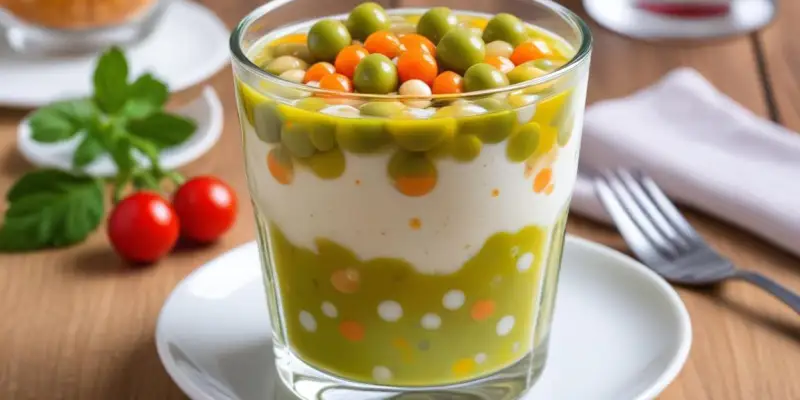 Verrine Fraîcheur Pois Cassés