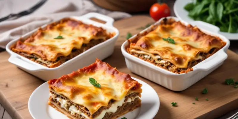 Lasagnes aux épinards, ricotta et noix