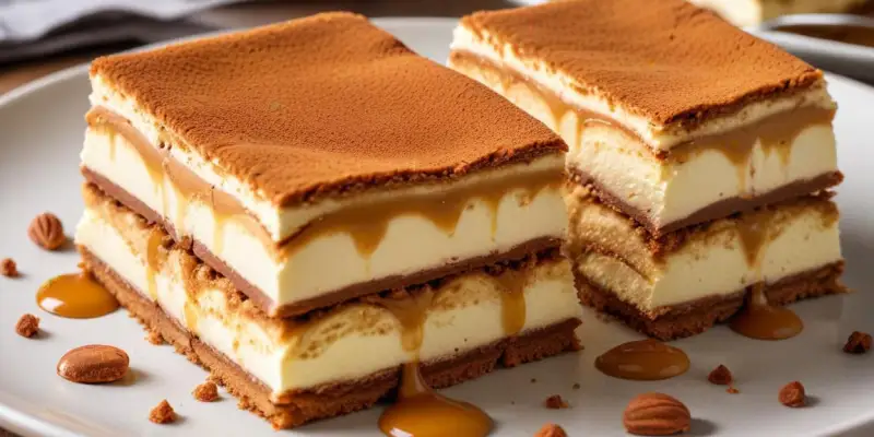 Tiramisu revisité au caramel et spéculoos